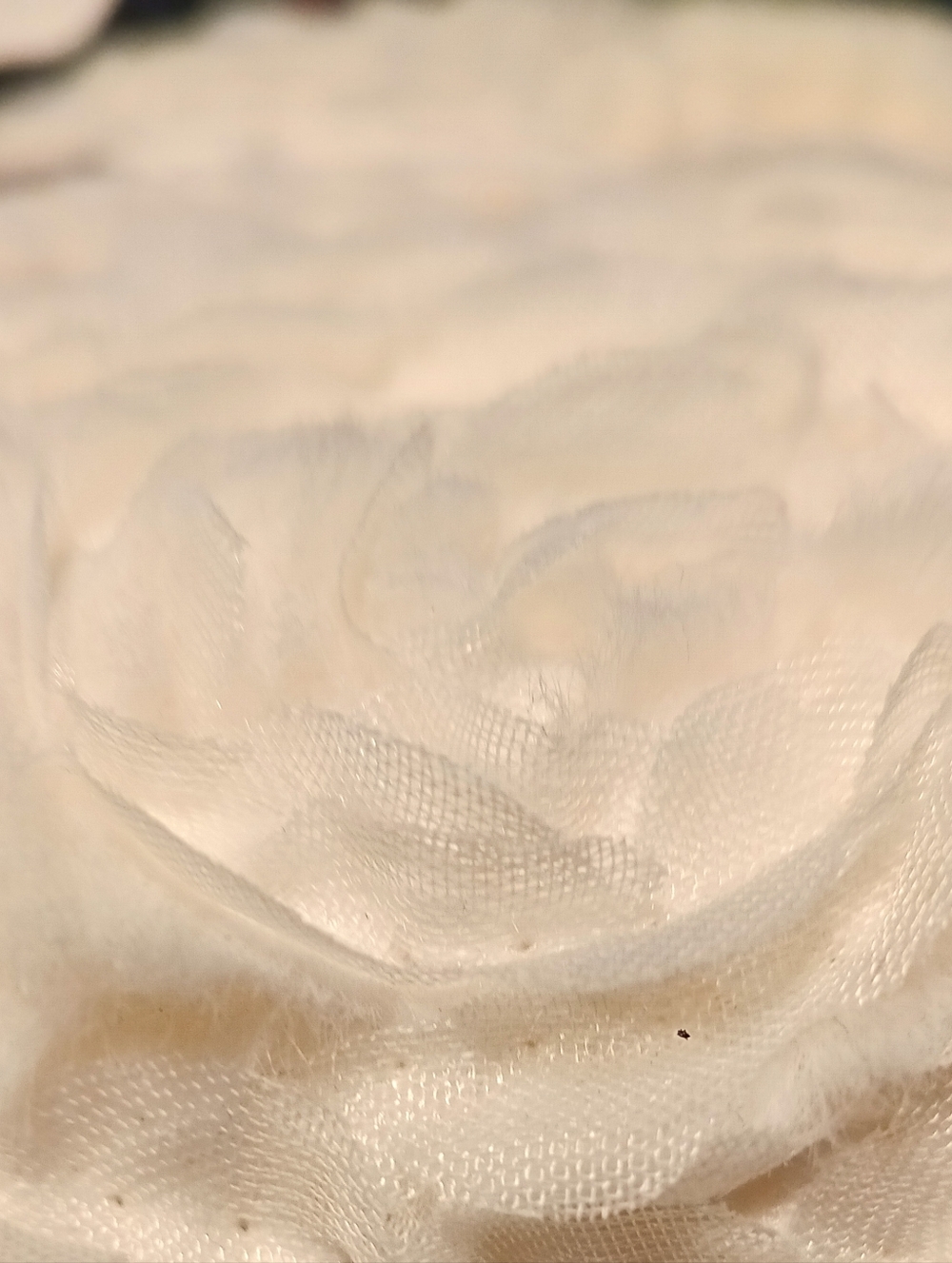 Pottery Barn Love Shack Fancy Fake Fur Rosettes Robe - Picture 5 of 7